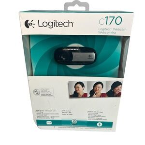 Logitech C170 Webcam 5MP USB 2.0 PC Video Camera Windows Streaming Cam - NEW